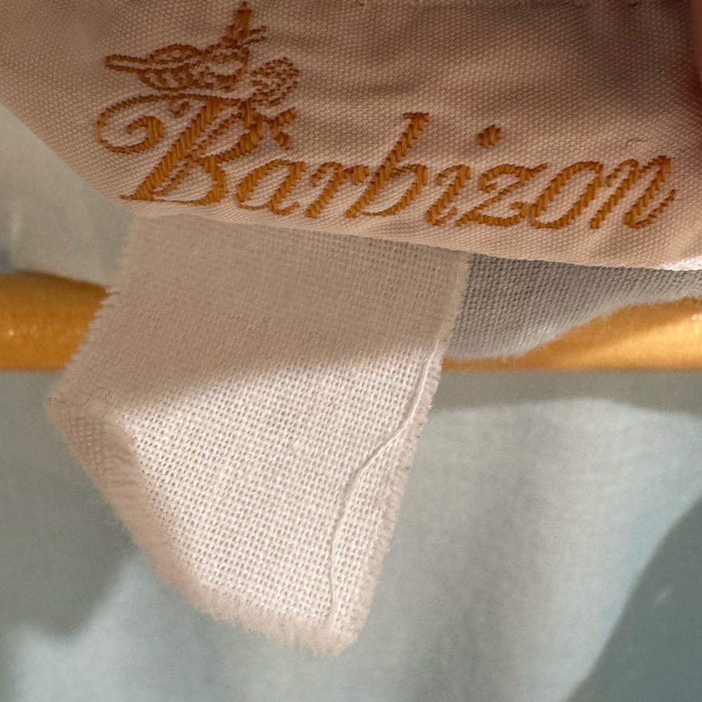 Vintage Barbizon Blue Lace Trim Nightgown Chemise Sleeveless Empire Waist M - Picture 6 of 6